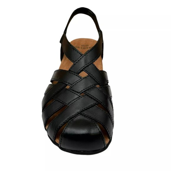 Earth Women’s Berri Closed Toe Sling Back Sandal Sz 8 Black Slip-on Arch support - Picture 7 of 13